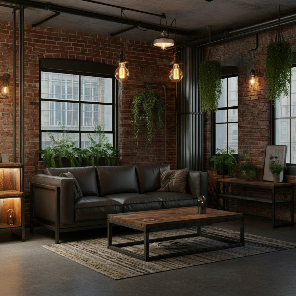 2025 Industrial Style Home Decor Inspiration