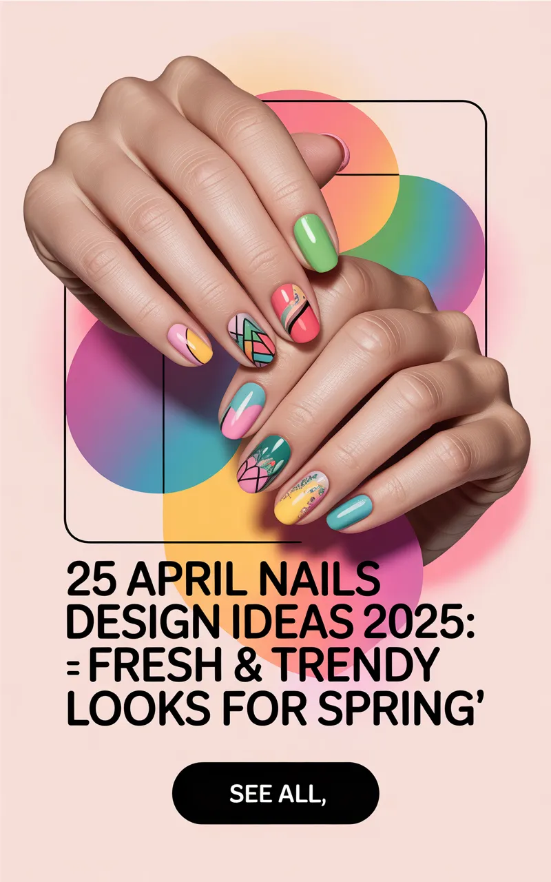 25 April Nails Design Ideas 2025: Fresh & Trendy Looks for Spring