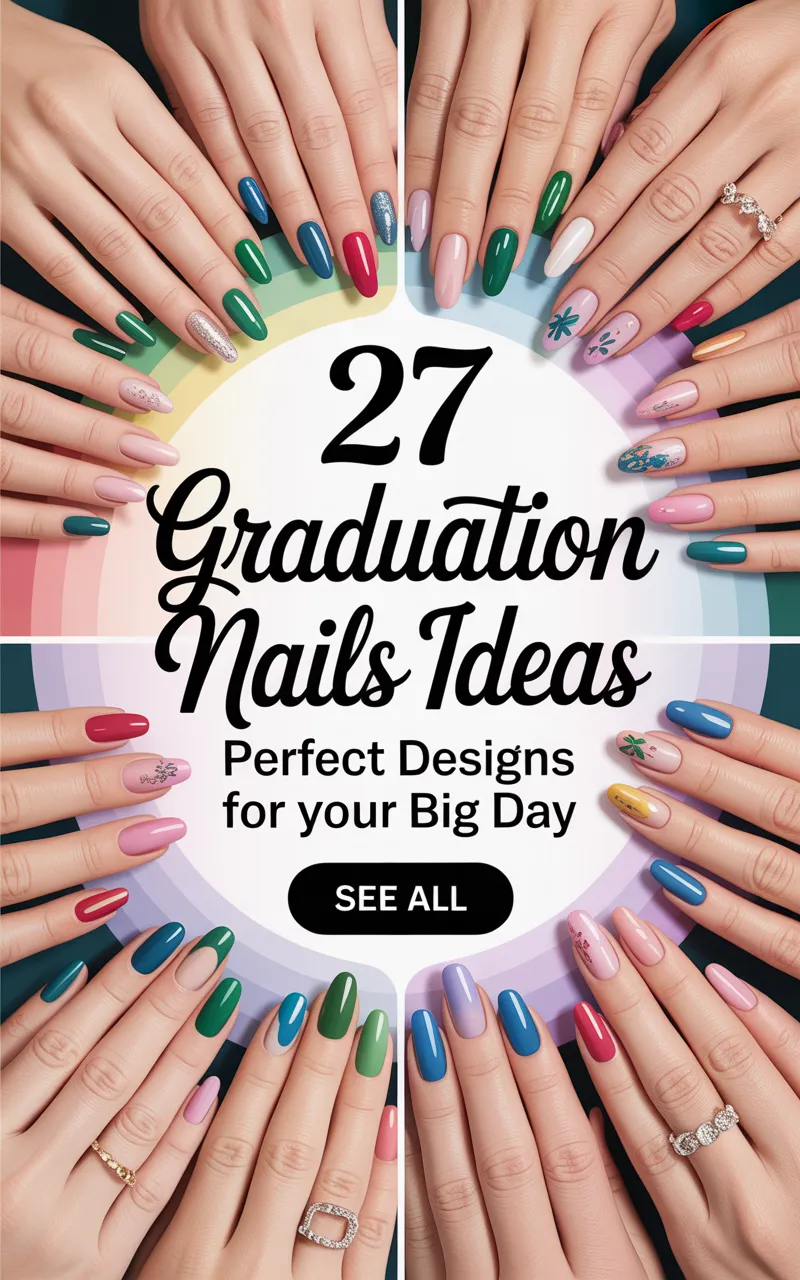 27 Graduation Nails Ideas 2025: Perfect Designs for Your Big Day