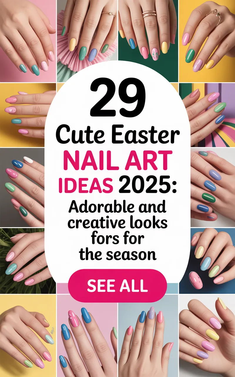 29 Cute Easter Nail Art Ideas 2025: Adorable and Creative Looks for the Season