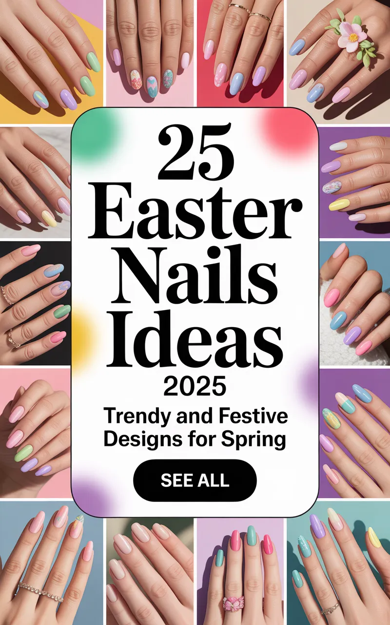25 Easter Nails Ideas 2025: Trendy and Festive Designs for Spring