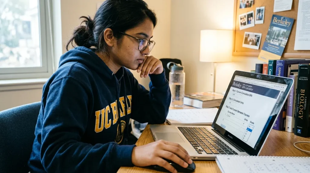 Step By Step Setup In A College Gpa Calculator Berkeley