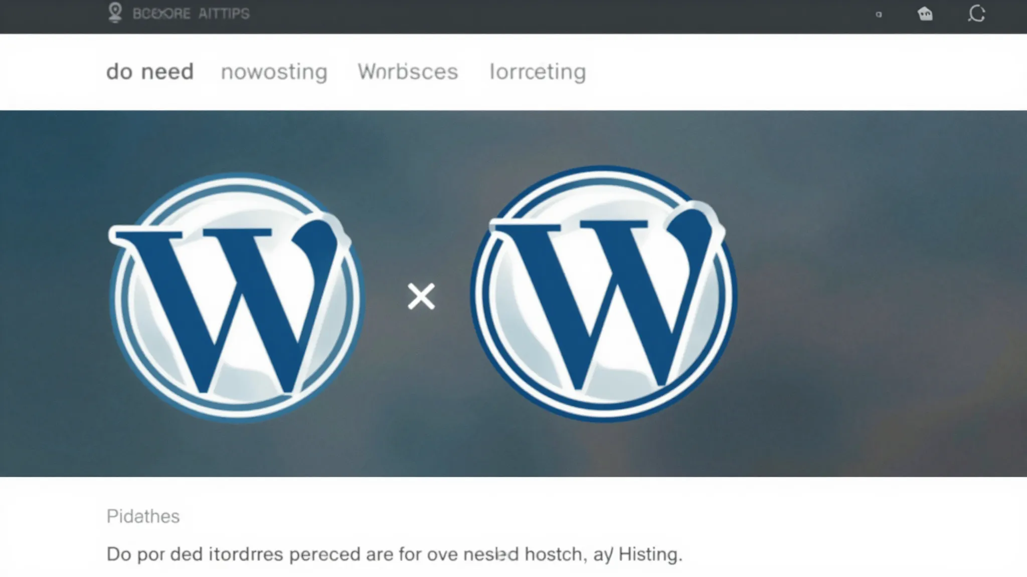 Do You Need A Hosting Site For Wordpress 1776000535