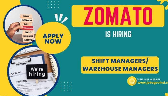 Hyperpure by Zomato is Hiring for Shift Managers | Warehouse Managers | Apply Online | Government Jobs India