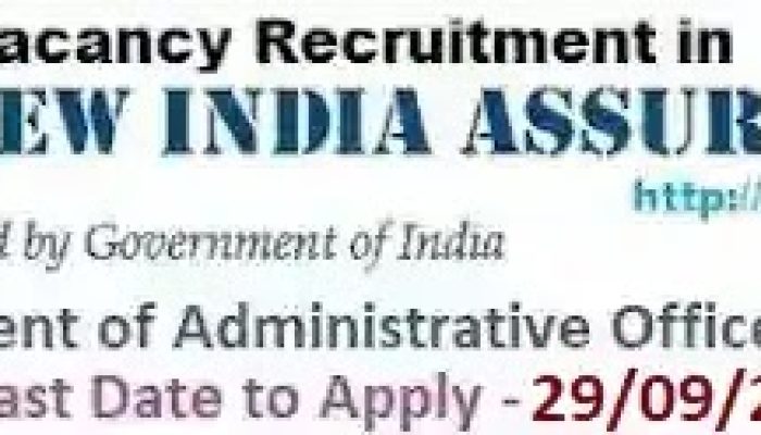 NIACL Administrative Officer Vacancy Recruitment 2024