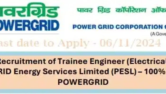 PESL Trainee Engineer Electrical Recruitment 2024